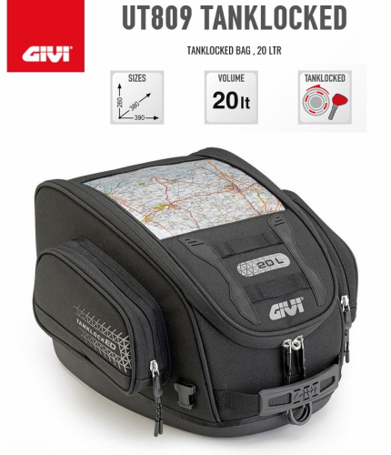 Givi Сумка на бак Tanklocked UT809 20л в Хабаровске