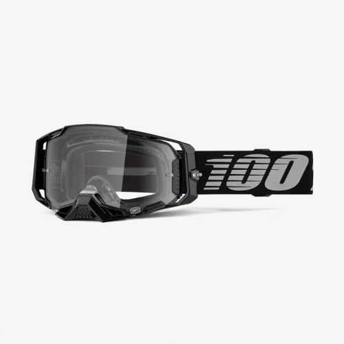 100% Очки Armega Goggle Black / Clear в Хабаровске