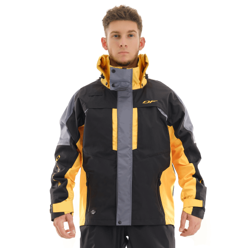 Dragonfly Куртка мембранная Quad Pro Black-yellow в Хабаровске