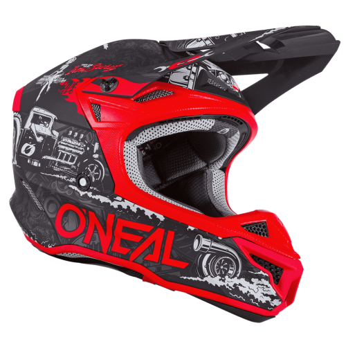 ONEAL Кроссовый шлем 5Series HR Черный/Красный в Хабаровске