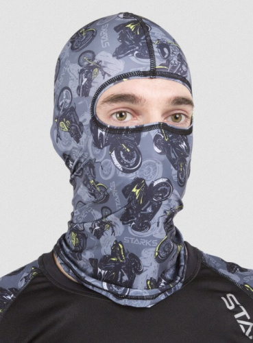Starks Подшлемник Light Print Moto Серый принт в Хабаровске