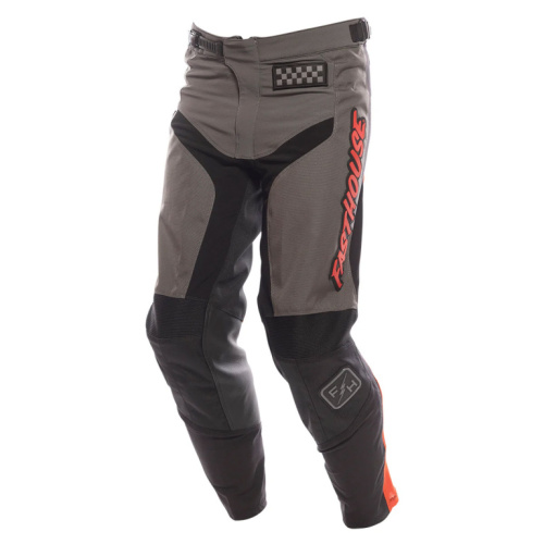 Fasthouse Брюки Grindhouse Pant Gray/Red в Хабаровске