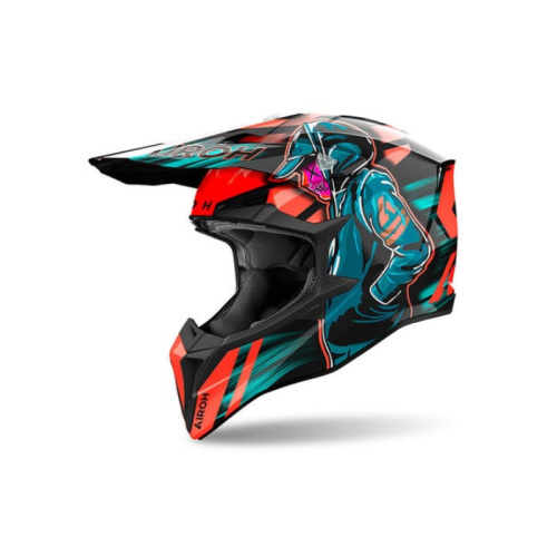 Airoh Шлем Wraaap Cyber Orange Glossy в Хабаровске