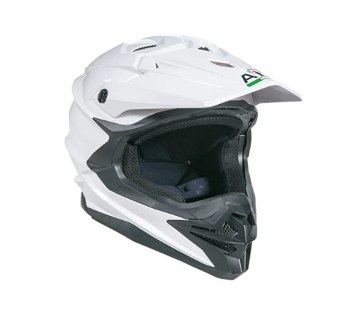 AiM Шлем кроссовый JK803 White Glossy в Хабаровске