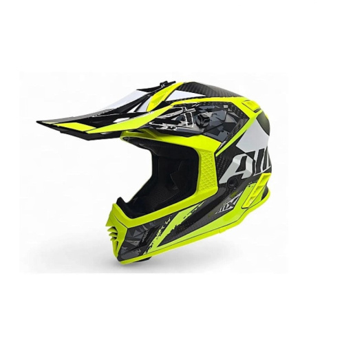 AiM Шлем RH855 Carbon Terrain Black/Yellow в Хабаровске
