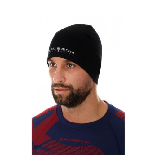 Brubeck Шапка шерстяная Active Wool Черная в Хабаровске