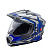 AIM Шлем кросс/эндуро JK802S Blue/Grey/Black в Хабаровске