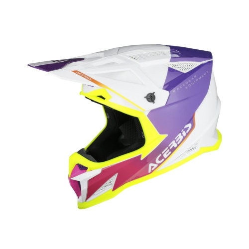 Acerbis Шлем T711 White/Purple в Хабаровске