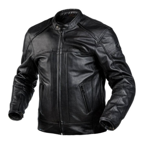 Scout куртка кожаная Daytona Waterproof Black в Хабаровске