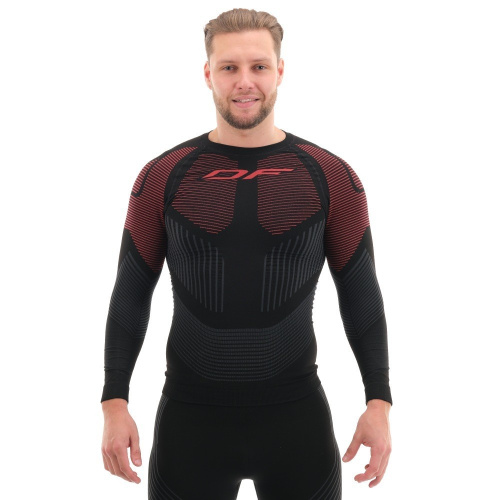 Dragonfly Термофутболка 3DThermo Red с длинным рукавом в Хабаровске