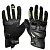 Sweep Перчатки кожаные+текстиль Hammer Black/Yellow в Хабаровске