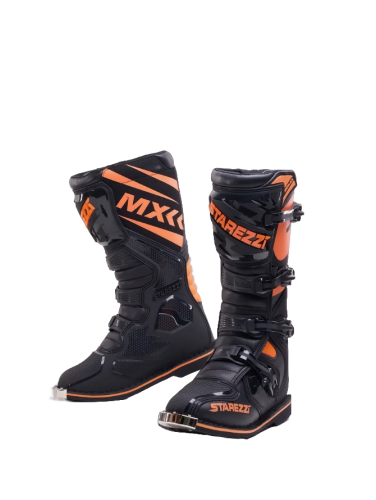 Starezzi Мотоботы Roma Black/Orange в Хабаровске