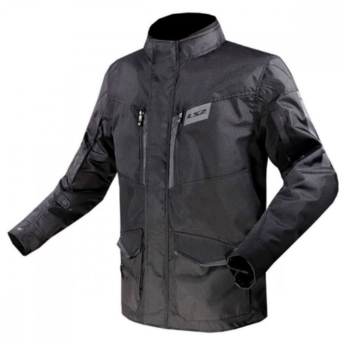 LS2 Мотокуртка Metropolis Evo Man черный в Хабаровске