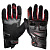 Sweep Перчатки кожаные+текстиль Hammer Black/Red в Хабаровске