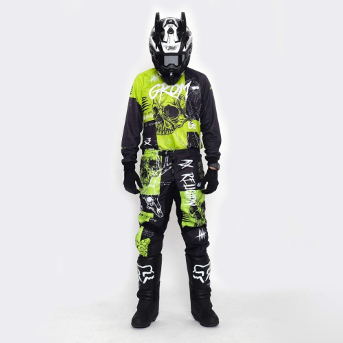 Grom Джерси MX Religion lime в Хабаровске