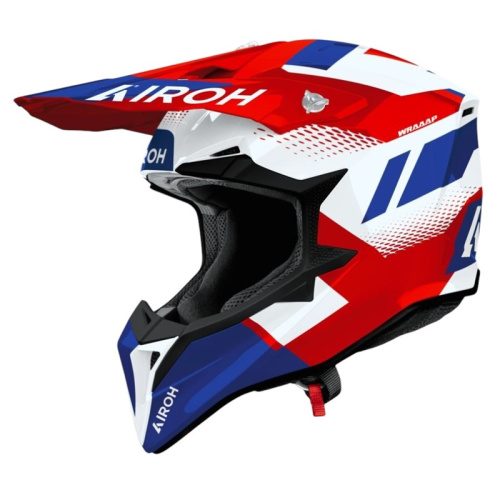 Airoh Шлем Wraaap Vision Red-Blue Gloss в Хабаровске