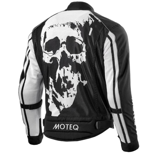 Moteq Мотокуртка текстильная сетка Rebel Черно-белая в Хабаровске