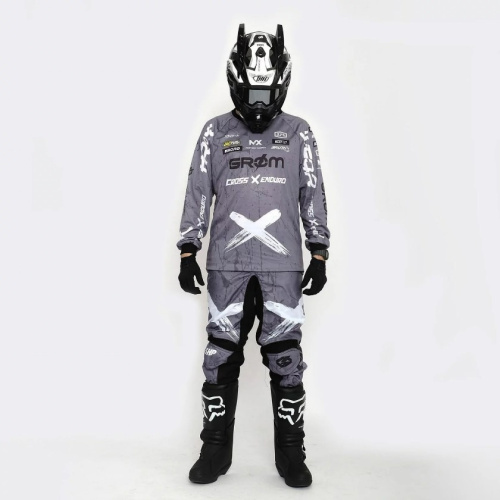 Grom Штаны кроссовые X Gray в Хабаровске
