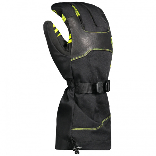 Scott Перчатки Cubrick Black/Lime-green в Хабаровске