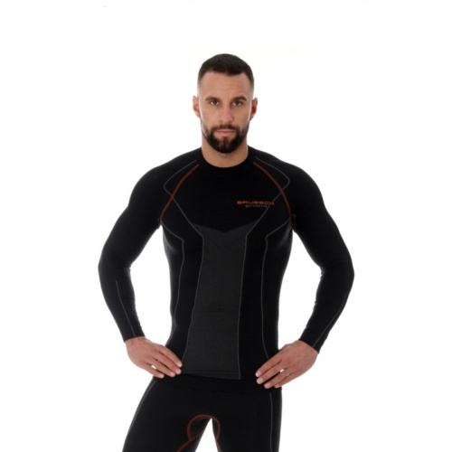 Brubeck Футболка мужская Thermo Protect черный в Хабаровске