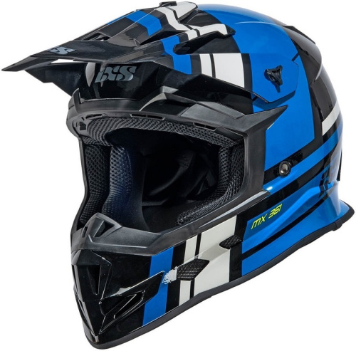 IXS Мотошлем iXS361 2.3 Черно-синий в Хабаровске