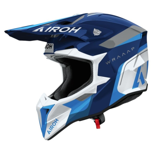 Airoh Шлем Wraaap Conquer Blue Gloss в Хабаровске