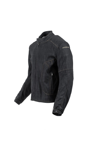 Hyperlook Мотокуртка джинсовая Lion denim Синий в Хабаровске