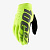 100% Мотоперчатки текстильные подростковые Brisker Youth Glove Fluo Yellow в Хабаровске