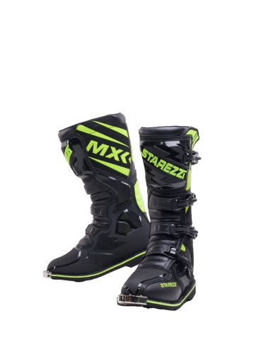 Starezzi Мотоботы Roma Black Fluo Yellow в Хабаровске
